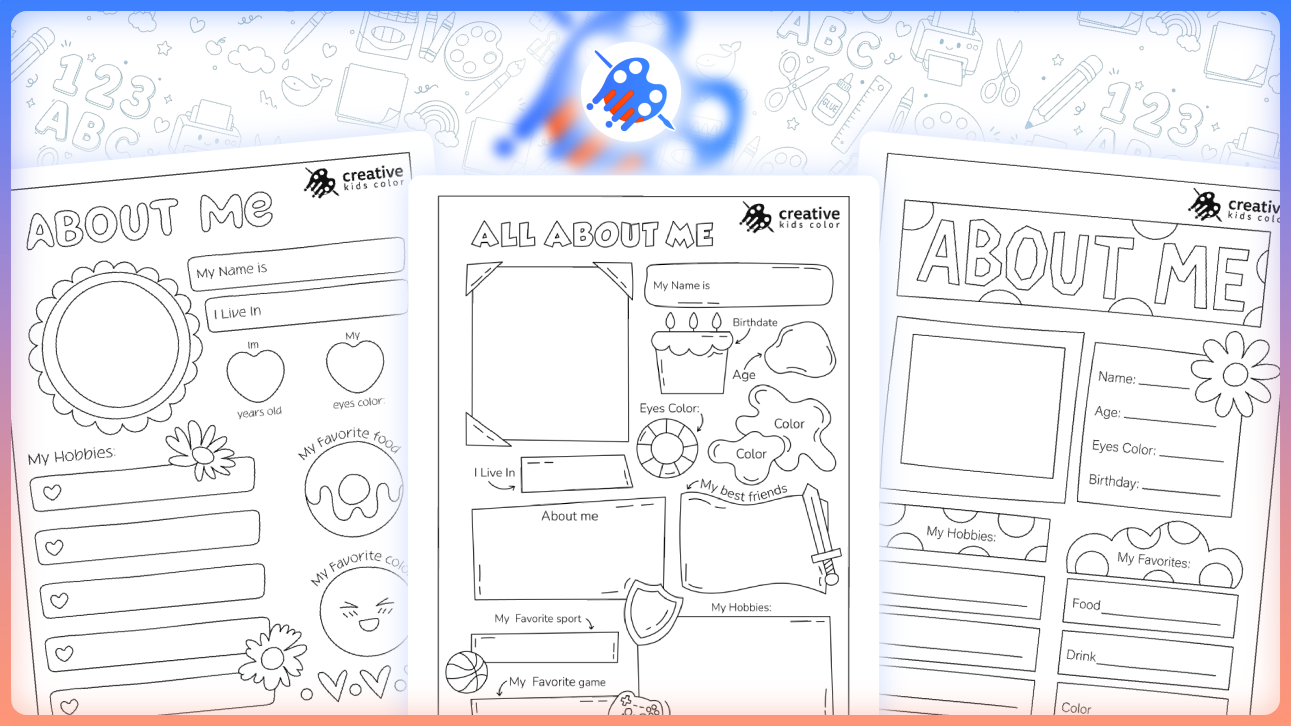 All About Me Worksheet