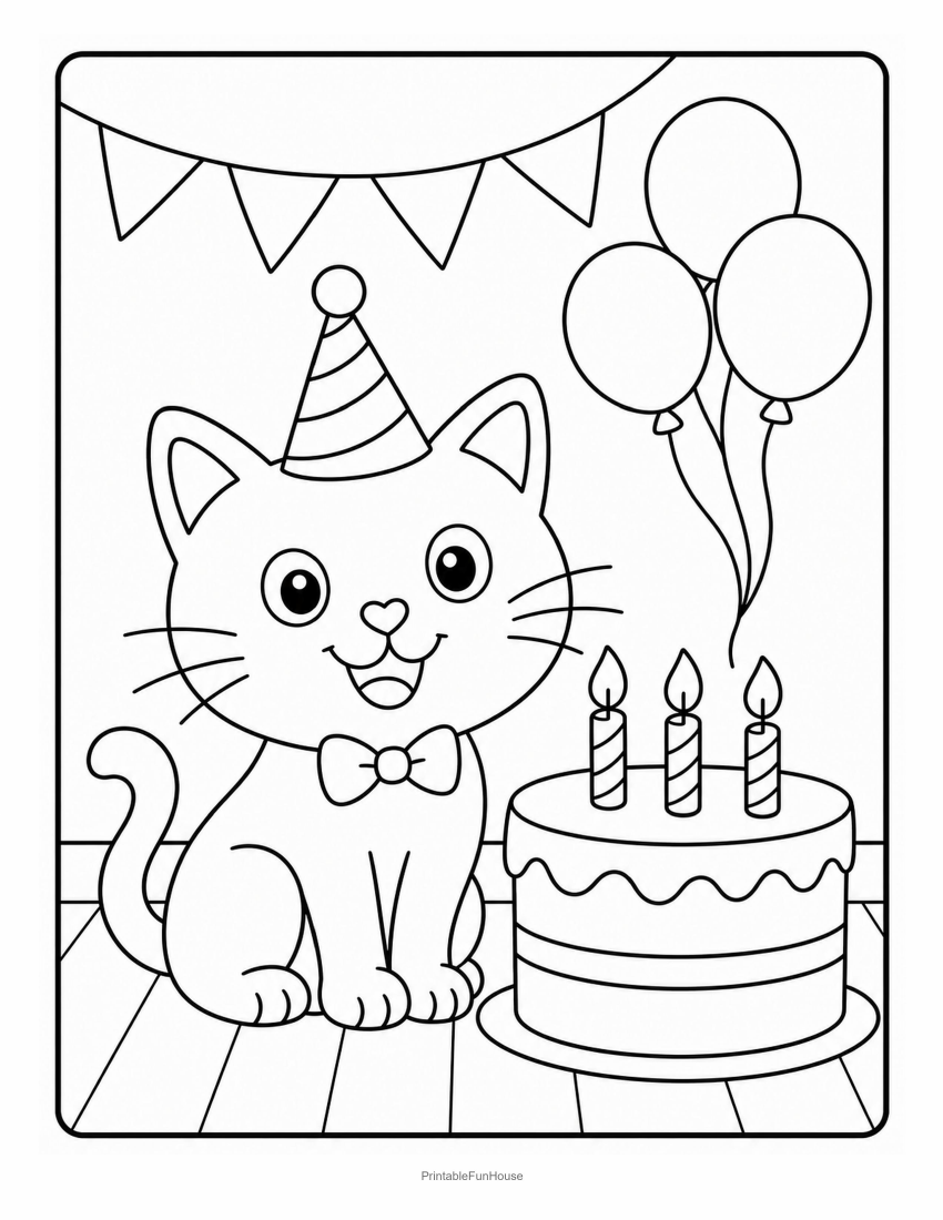 Cat Birthday Party