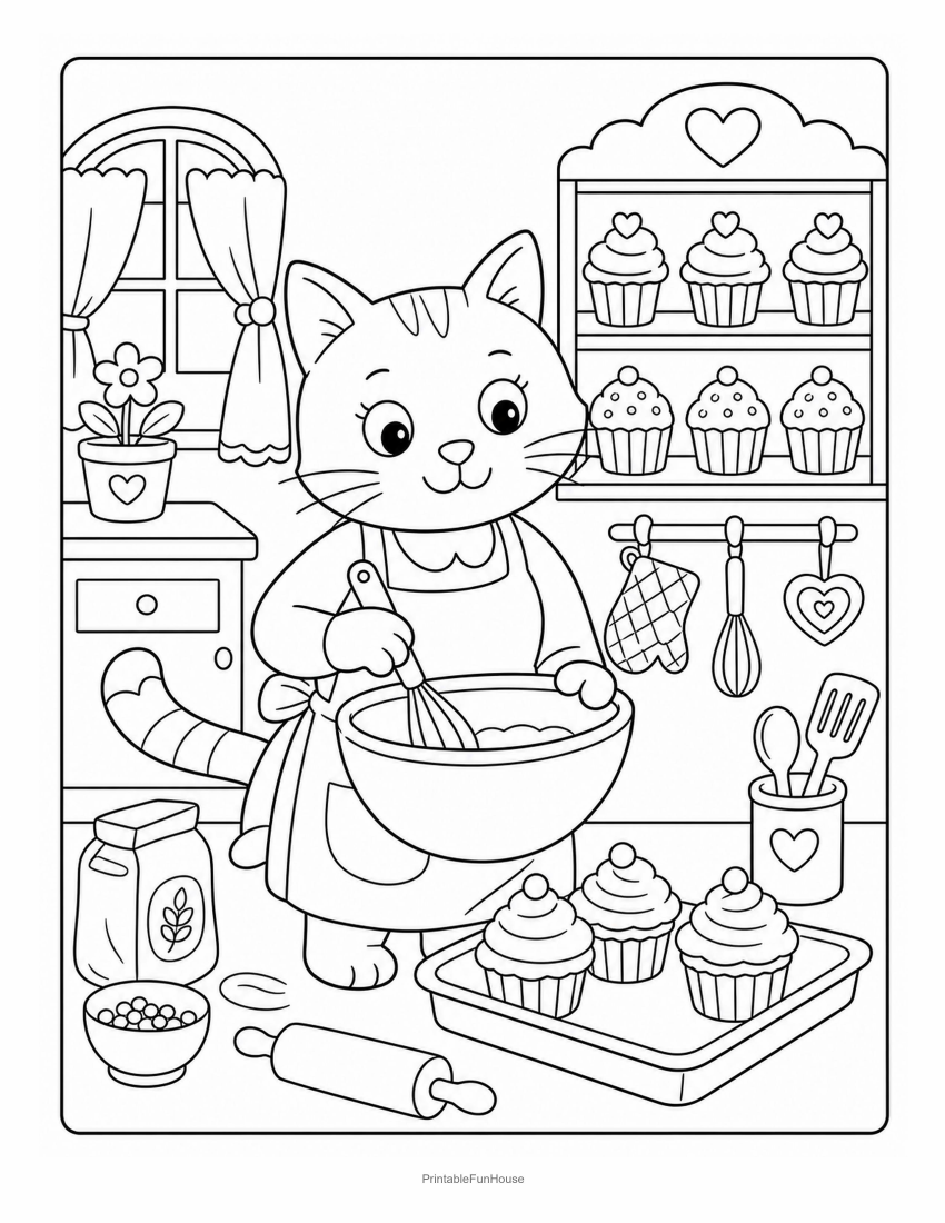 Cat Cupcake Bakery