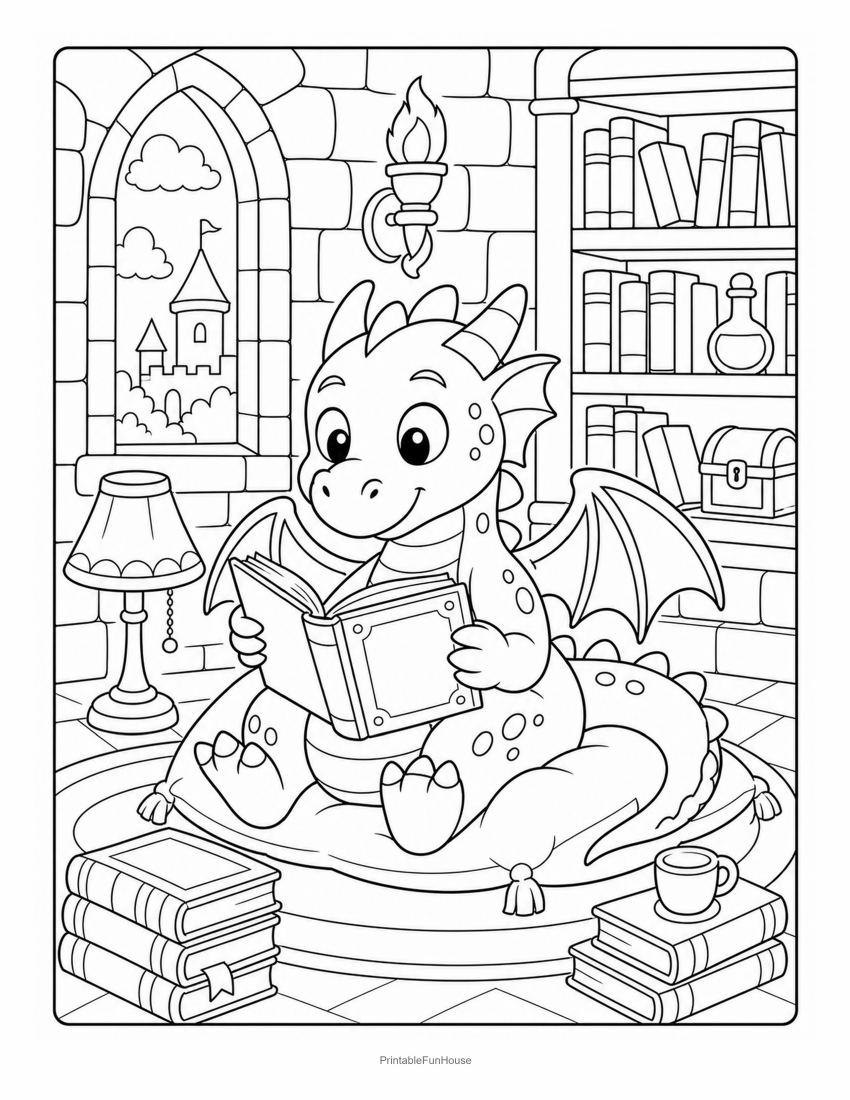 Dragon Library Reading
