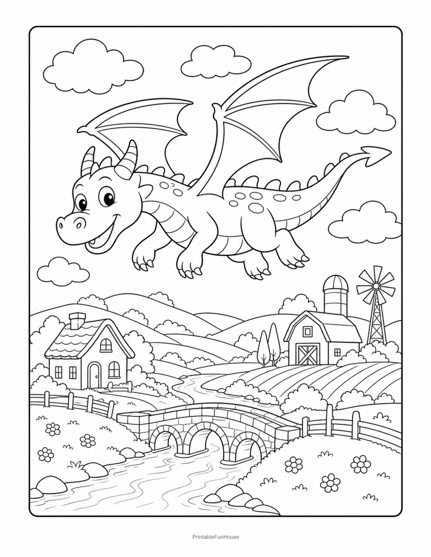 Dragon Flying Hills