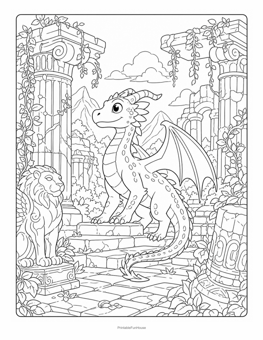 Ancient Ruins Dragon