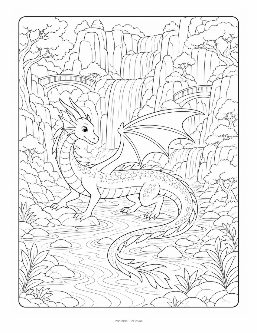 Waterfall Valley Dragon