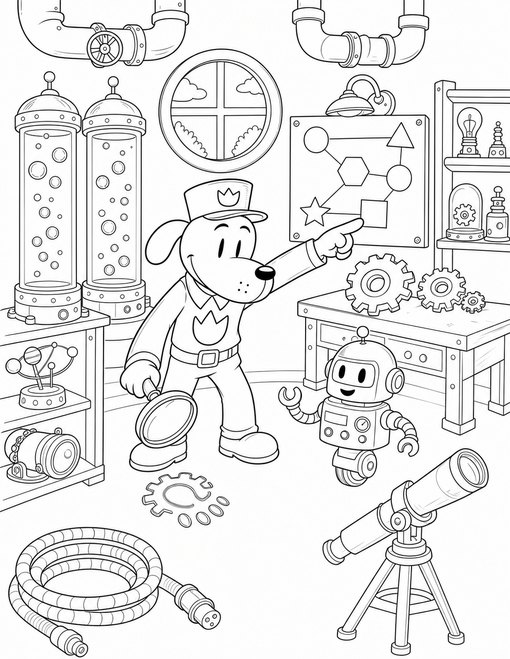 Dog Man 015 Dog Man Secret Lab