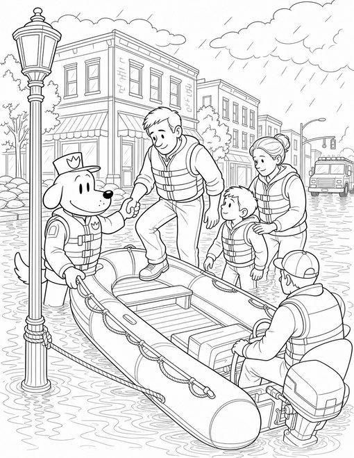 Dog Man 016 Dog Man Flood Rescue