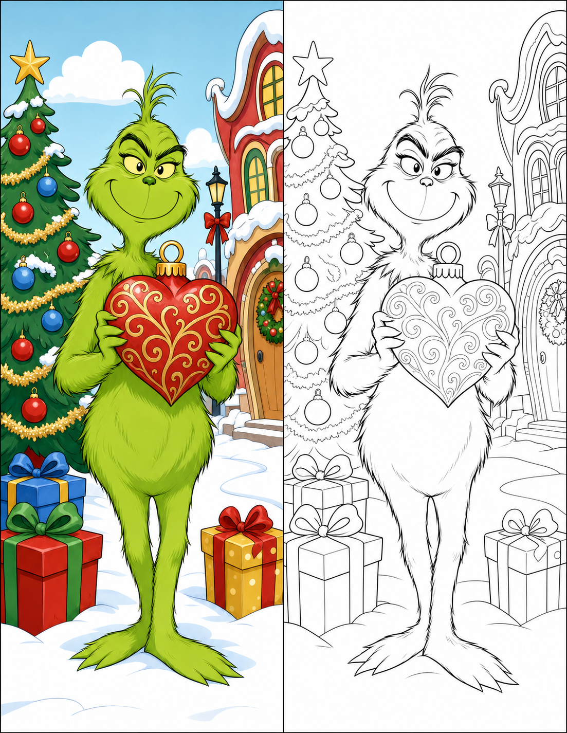 Grinch Coloring Pages