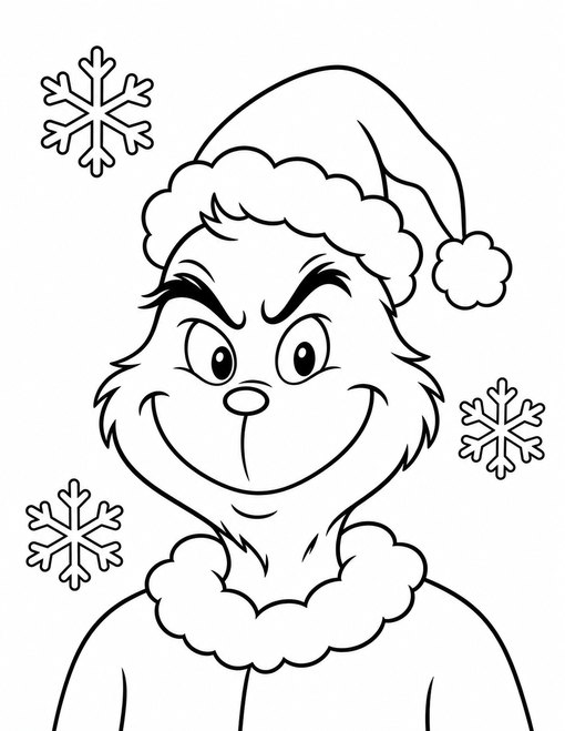 Grinch In Santa Hat