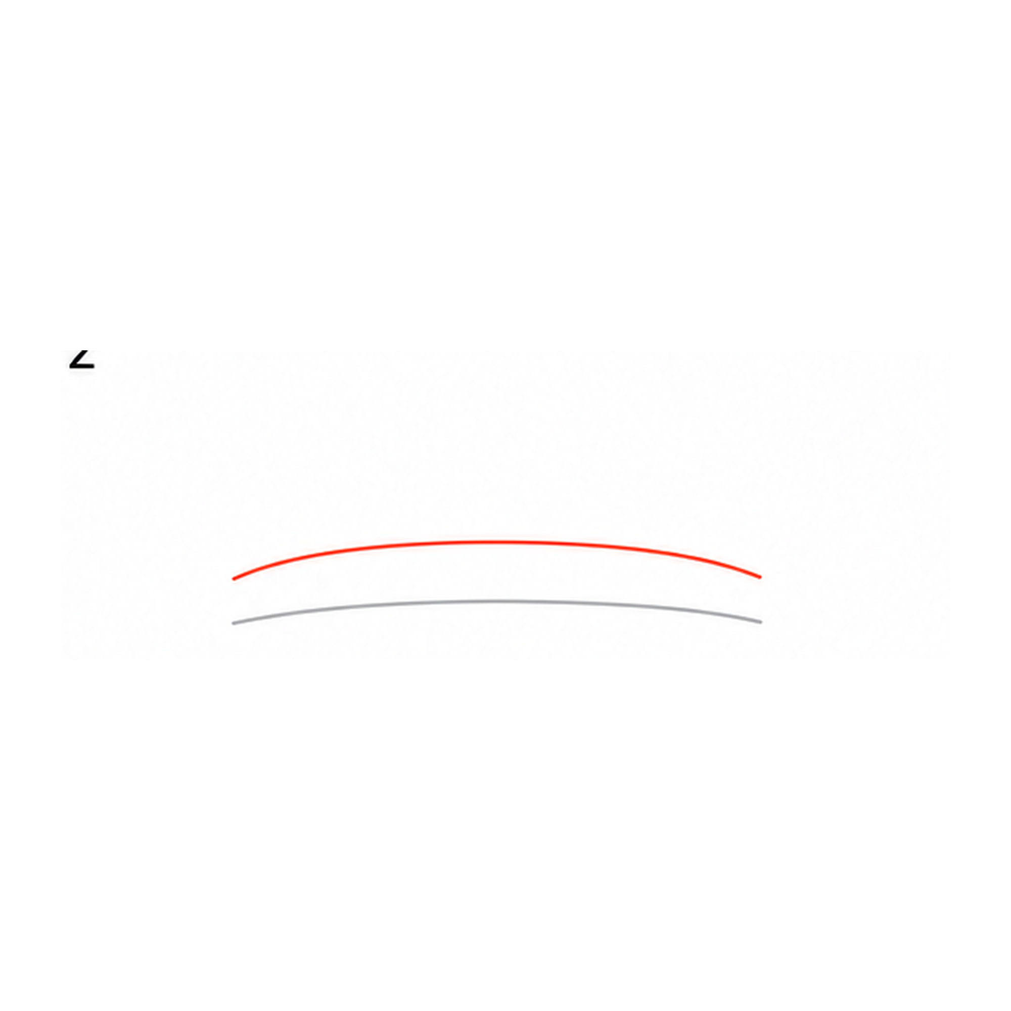 Step 2 of how to draw a crown: add the band.
