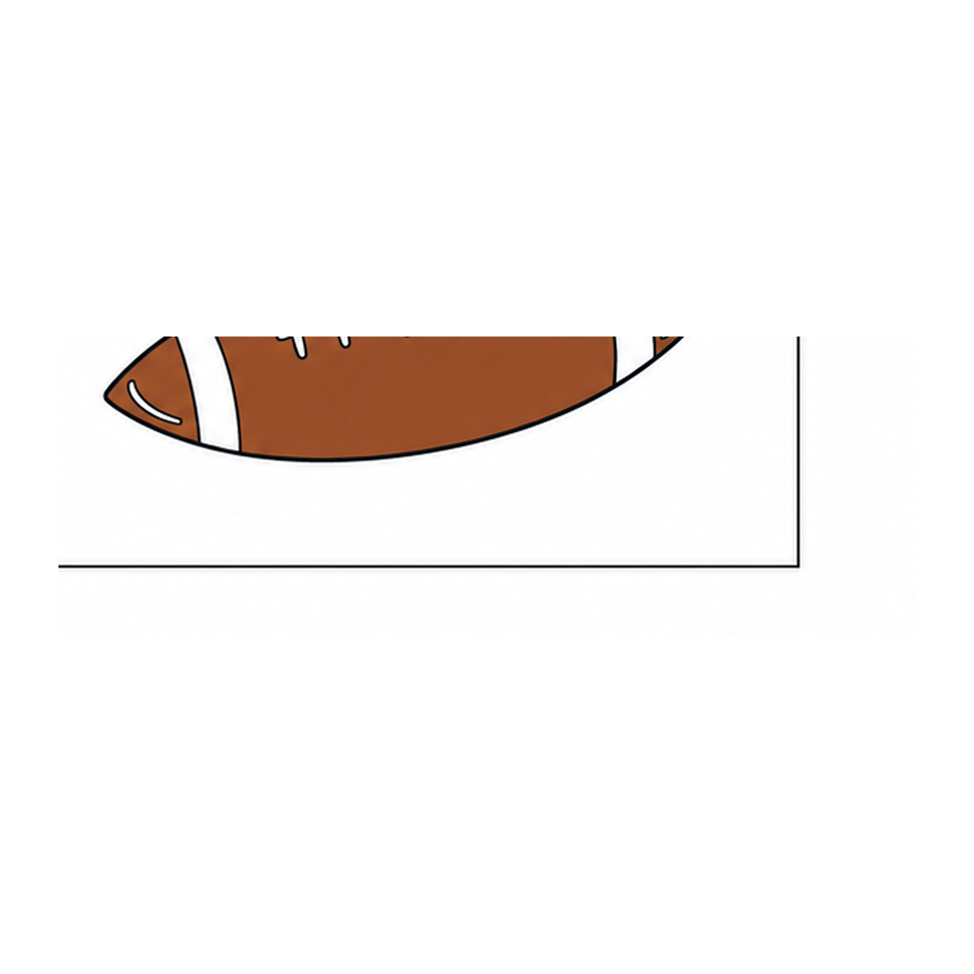 Finished, colored how to draw a football: easy step-by-step tutorial drawing