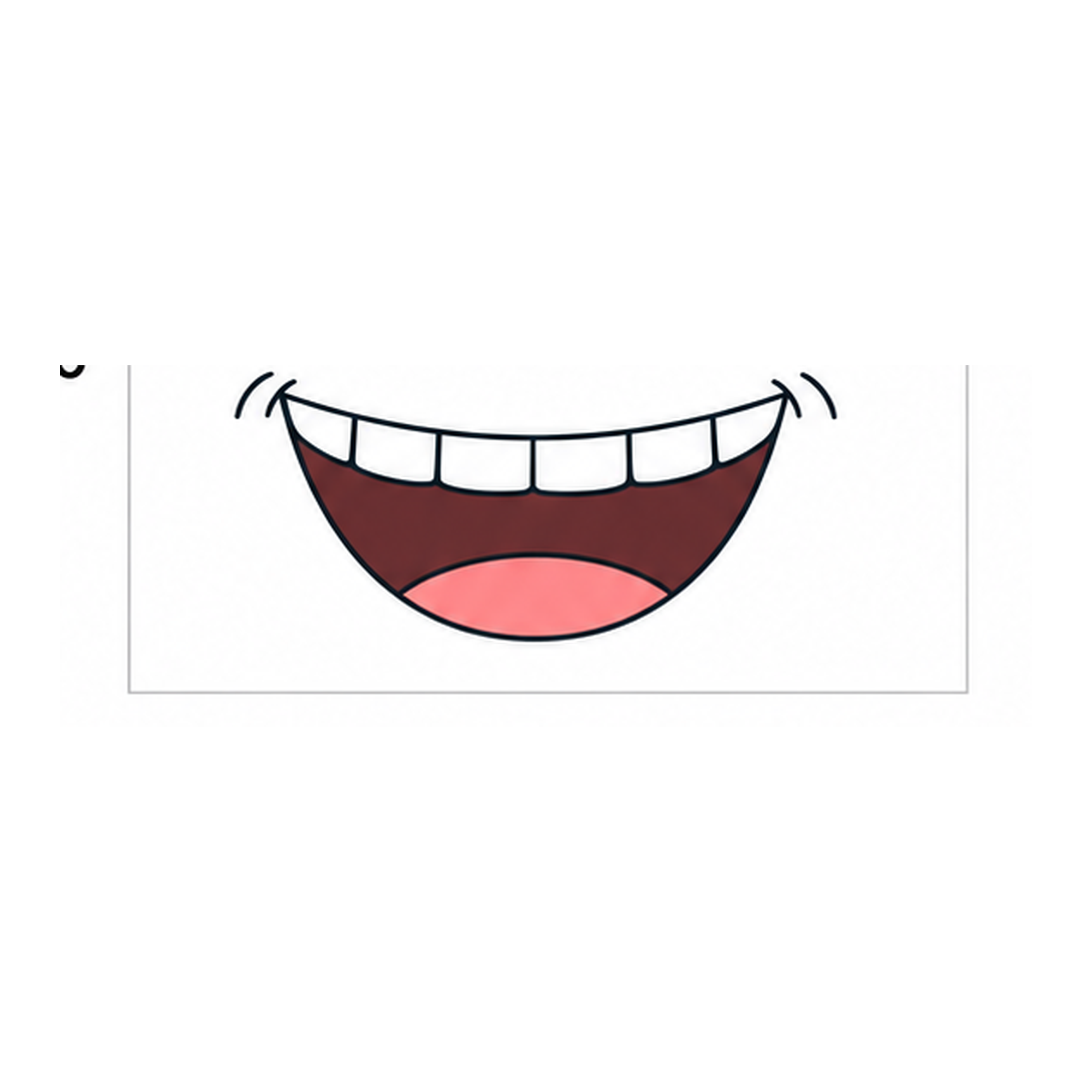 Finished, colored how to draw mouths: easy step-by-step tutorial drawing