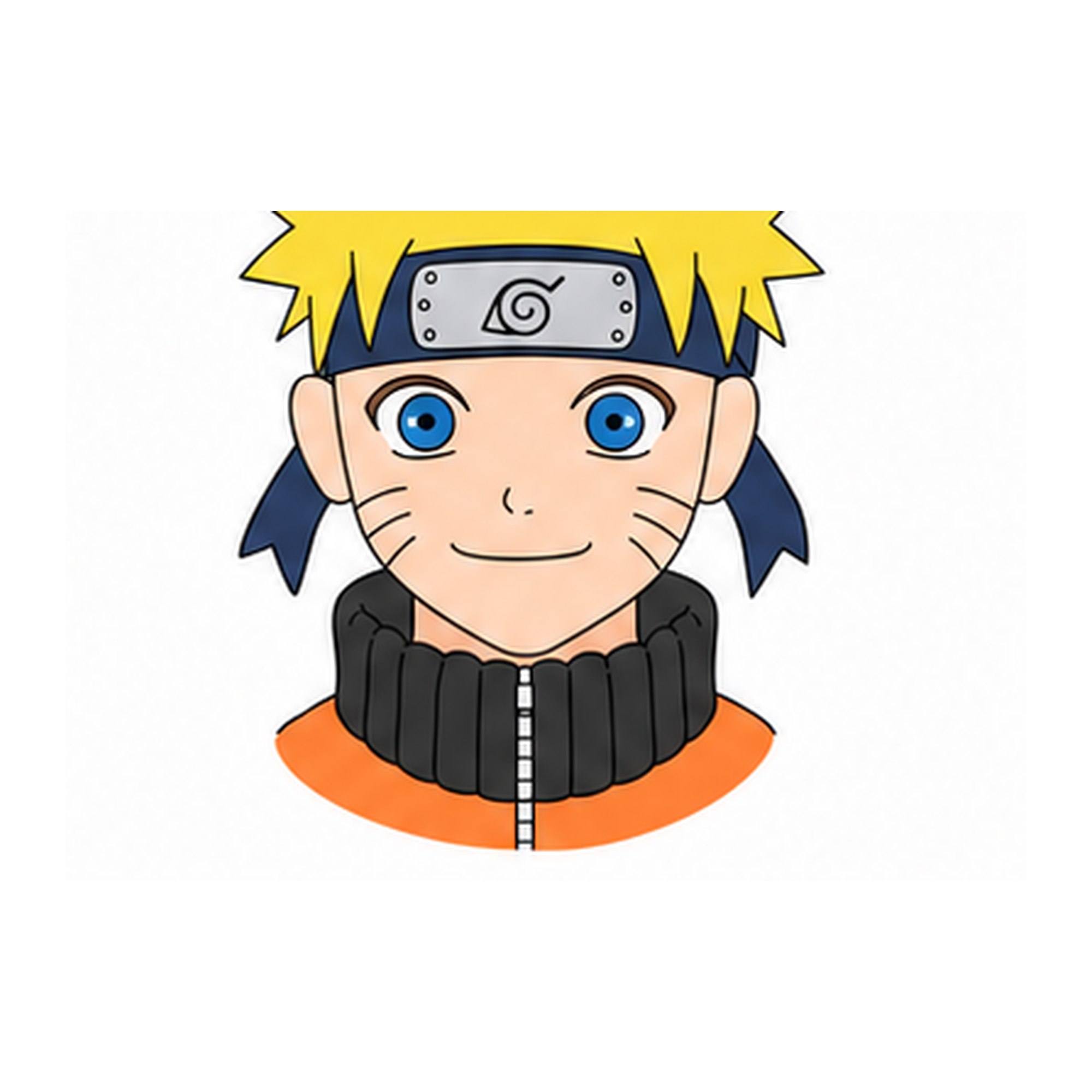 Finished, colored how to draw naruto: easy step-by-step tutorial drawing