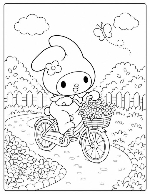 My Melody 011 My Melody Bicycle Ride