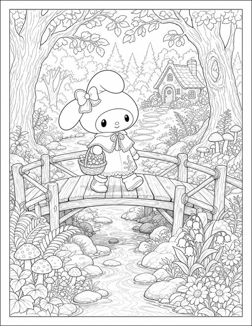 My Melody 017 My Melody Forest Bridge