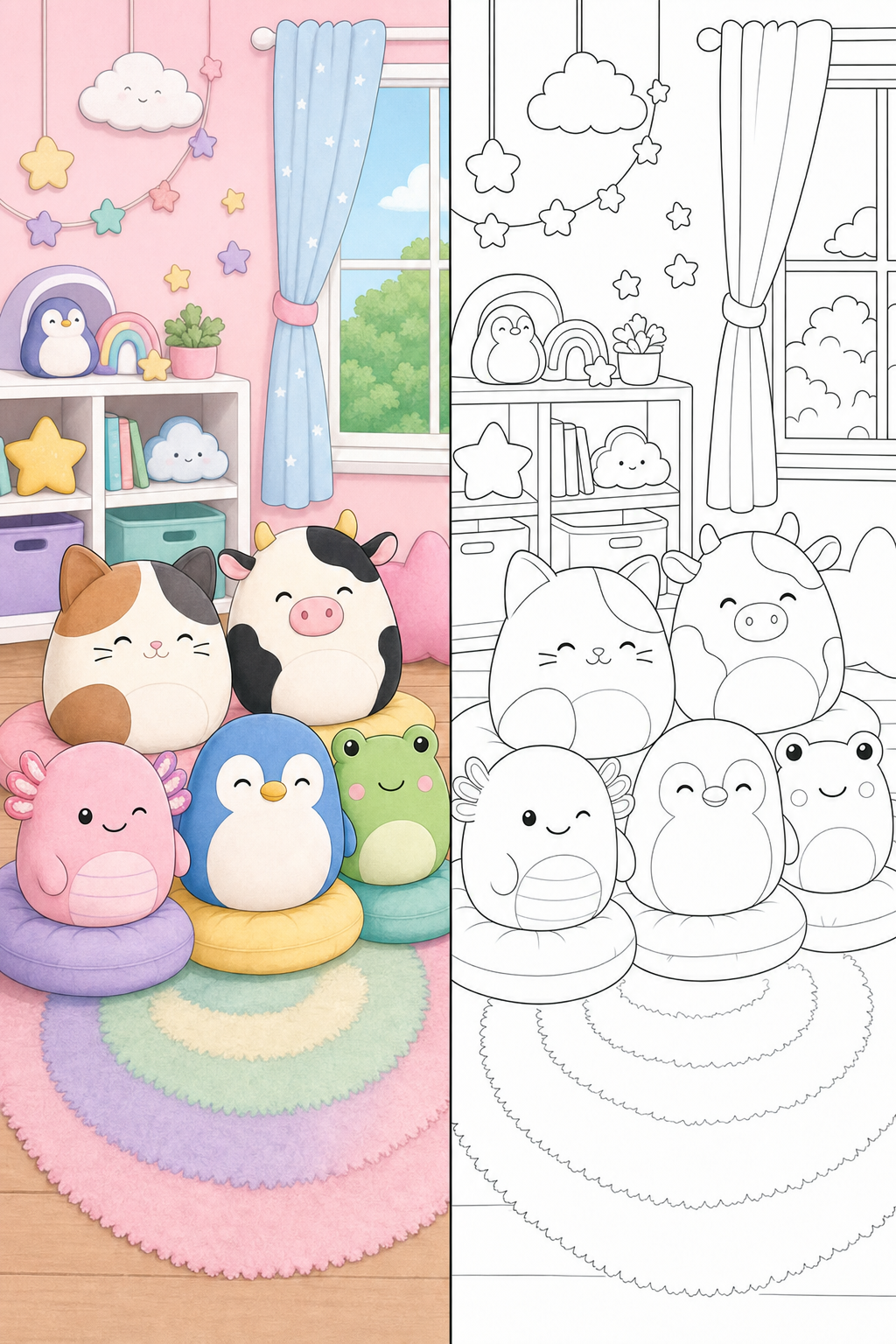 Squishmallows Coloring Pages