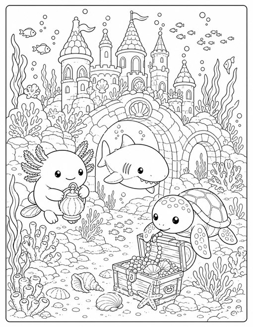 Plush Undersea Castle