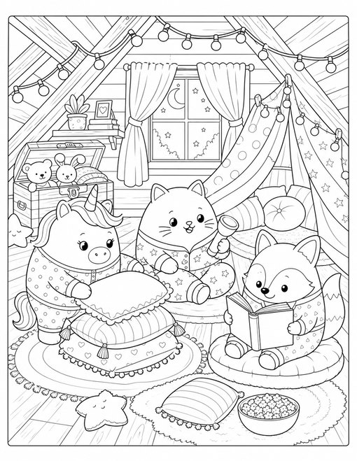 Plush Slumber Party