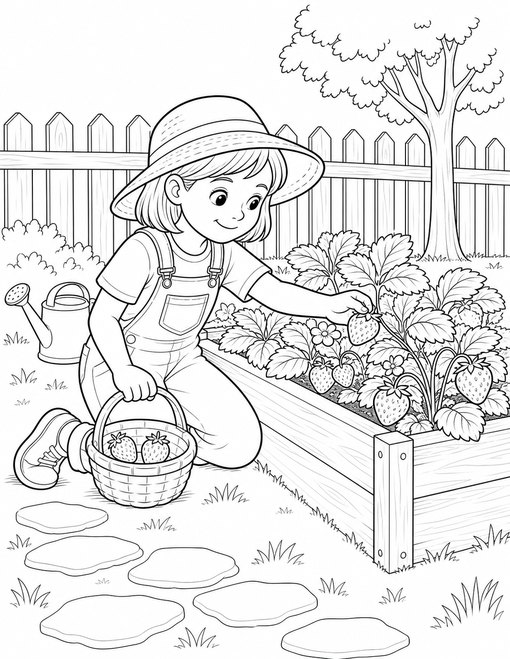 Strawberry Picking Garden