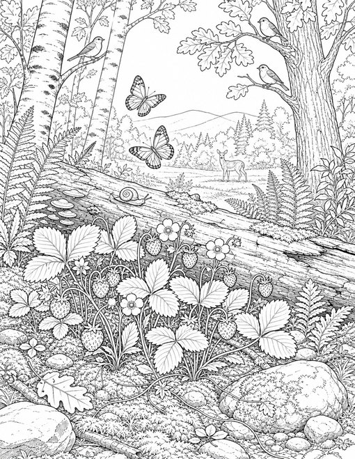 Woodland Strawberry Habitat