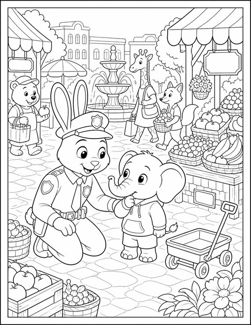 Rabbit Helps Elephant Market