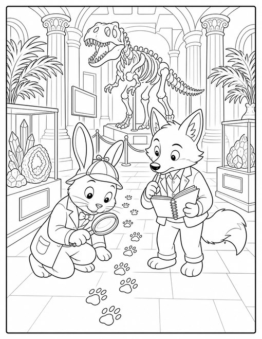 Museum Pawprint Mystery