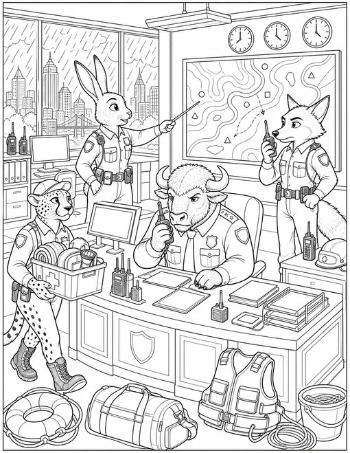 Police Storm Command Center